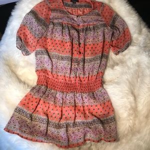 Southwestern print coverup dress